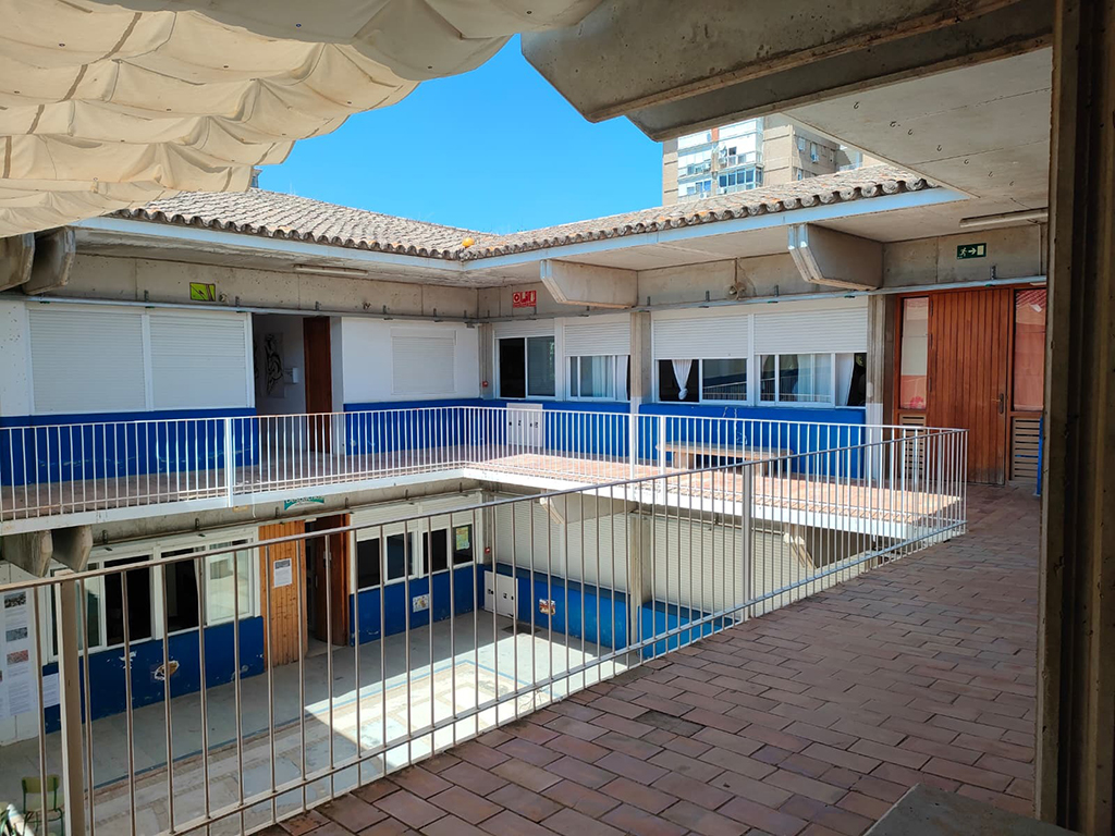 El Colegio Aljarafe de Mairena ensaya alternativas para reducir el impacto del calor en las clases