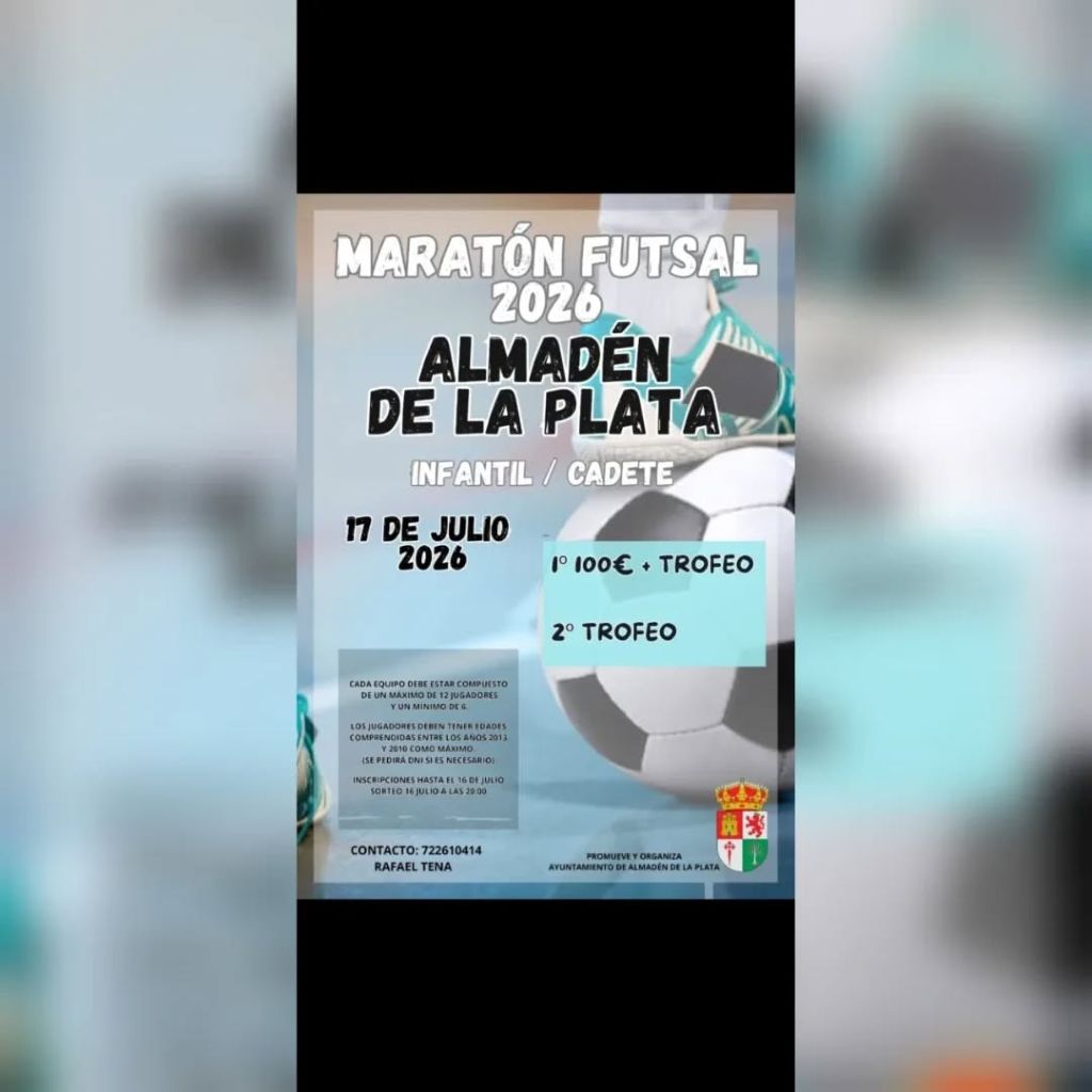 Almadén de la Plata organiza un amplio programa de torneos deportivos para este verano