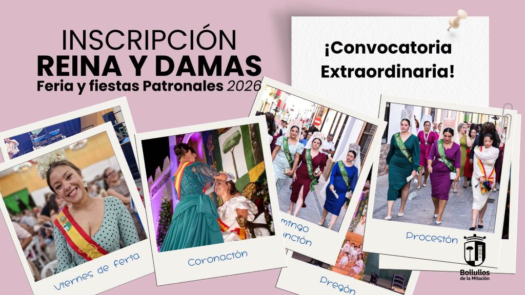 Bollullos abre una convocatoria extraordinaria para elegir a la Reina y las Damas de Honor de la Feria 2026