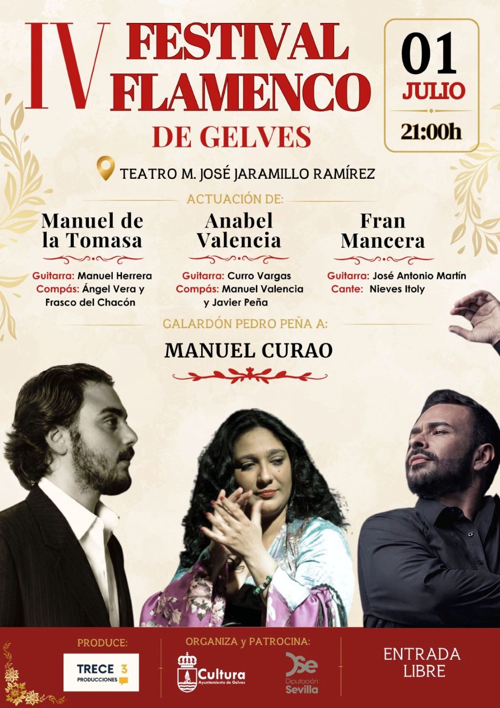 El IV Festival Flamenco de Gelves ya tiene fecha 