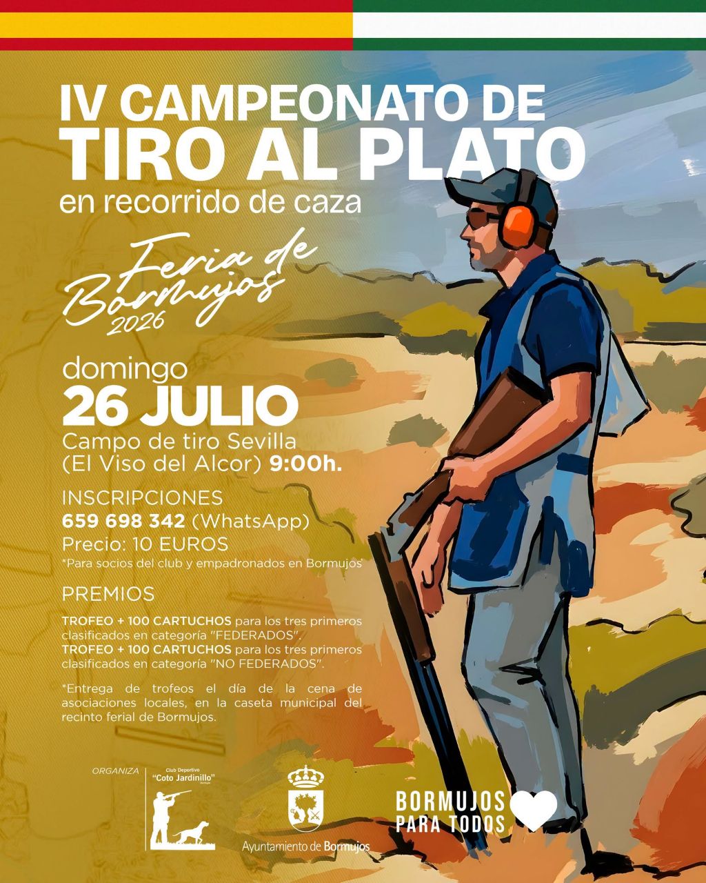 Bormujos celebra la IV edición del Campeonato de Tiro al Plato como actividad previa a la Feria 2026