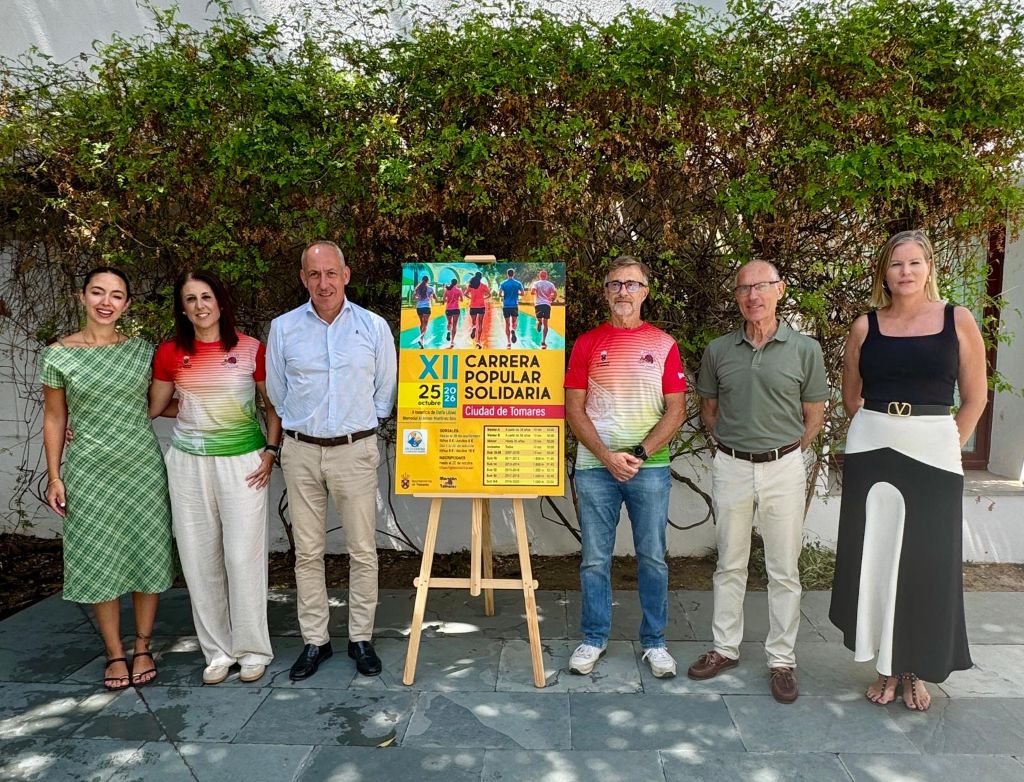 Presentado el cartel de la XII Carrera Popular Solidaria ‘Ciudad de Tomares’, cuyo beneficio será para “Un Guerrero llamado Darío”
